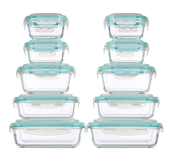 Glass Containers Set