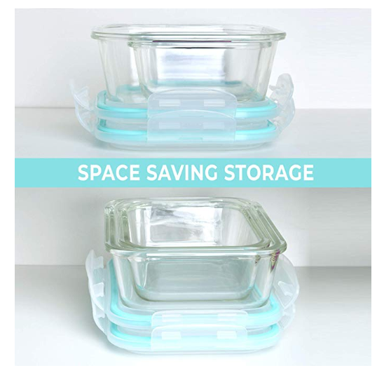 Glass Containers Set